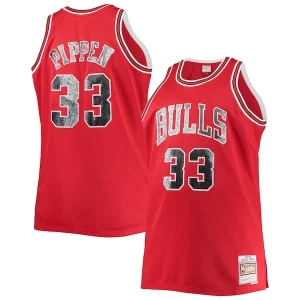 Scottie Pippen Bold Chicago Bulls Big & Tall 1997/98 NBA 75th Anniversary Diamond Swingman Jersey Red