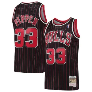 Scottie Pippen Captivant Chicago Bulls Hardwood Classics Swingman Jersey Black