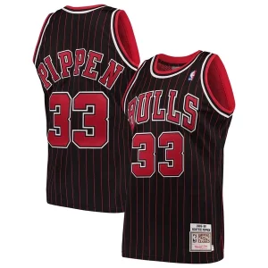 Scottie Pippen Chicago Bulls 1995/96 Hardwood Confortable Classics Authentic Jersey Black