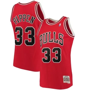 Scottie Pippen Chicago Bulls 1997/98 Big & Tall Hardwood Classics Superbe Swingman Jersey Red
