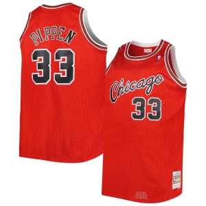Scottie Pippen Chicago Bulls Big & Tall Hardwood Classics 2003/04 Swingman Distingué Jersey Red