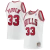 Scottie Pippen Chicago Bulls Hardwood Classics Swingman Authentique Jersey White/Black