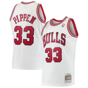 Scottie Pippen Chicago Bulls Hardwood Classics Swingman Authentique Jersey White/Black