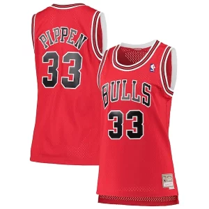 Scottie Pippen Chicago Bulls Women's 1997/98 Hardwood Classics Swingman Jersey Red Captivant