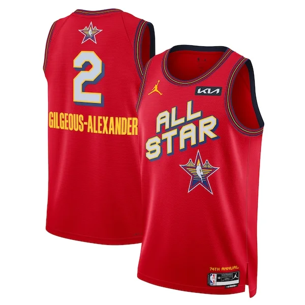 Shai Gilgeous Alexander Nike Prime Unisex 2025 NBA All Star Game Swingman Player Jersey Red