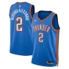 Shai Gilgeous Alexander Oklahoma City Thunder Nike Unisex Swingman Replica Vibrant Jersey Icon Edition Blue