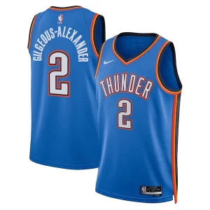 Shai Gilgeous Alexander Oklahoma City Thunder Nike Unisex Swingman Replica Vibrant Jersey Icon Edition Blue