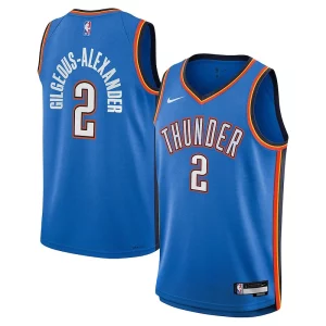 Shai Gilgeous Alexander Oklahoma City Thunder Nike Youth Swingman Jersey Icon Tendance Edition Blue