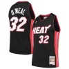 Shaquille O'Neal Haut de gamme Miami Heat Hardwood Classics Swingman Jersey Black