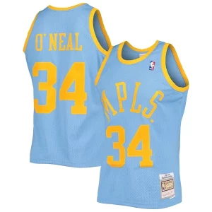 Shaquille O'Neal Los Angeles Dashing Lakers 2001/02 Hardwood Classics Swingman Jersey Powder Blue
