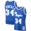 Shaquille O'Neal Los Angeles Lakers Hardwood Classics Tendance Swingman Jersey Royal/Purple/Gold