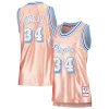 Shaquille O'Neal Los Angeles Lakers Women's 75th Anniversary Rose Incontournable Gold 1996 Swingman Jersey Pink