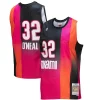Shaquille O'Neal Miami Heat 2005/06 Hardwood Classics Fadeaway Swingman Player Jersey Pink/Black Superbe