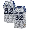 Shaquille O'Neal Orlando Magic 1994/95 Hardwood Classics Doodle Tendance Swingman Jersey White