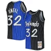 Shaquille O'Neal Orlando Magic Charming Hardwood Classics 1994/95 Split Swingman Jersey Blue/Black