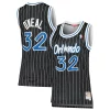 Shaquille O'Neal Orlando Magic Women's 1995/96 Hardwood Classics Swingman Jersey Black Personalisable