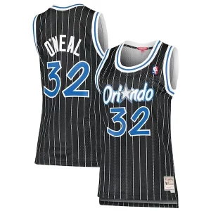 Shaquille O'Neal Orlando Magic Women's 1995/96 Hardwood Classics Swingman Jersey Black Personalisable