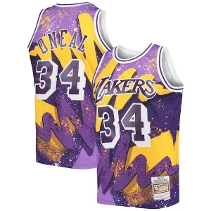 Shaquille O'Neal Sophistiqué Los Angeles Lakers Hardwood Classics 1996/97 Hyper Hoops Swingman Jersey Purple