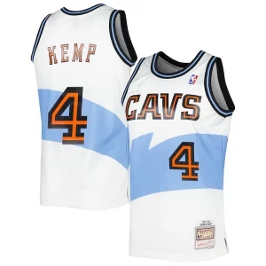 Shawn Kemp Cleveland Cavaliers Hardwood Classics Swingman Captivant Jersey White