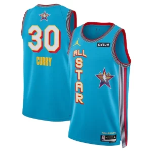Stephen Curry Distingué Jordan Brand Unisex 2025 NBA All Star Game Swingman Player Jersey Light Blue