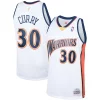 Stephen Curry Golden Prime State Warriors Hardwood Classics Swingman Jersey White