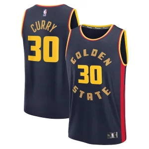Stephen Curry Golden State Warriors 2024/25 Fast Break Player Jersey City Edition Magnifique Navy