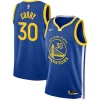 Stephen Curry Golden State Warriors Collectible Nike Unisex Swingman Jersey Icon Edition Royal/White