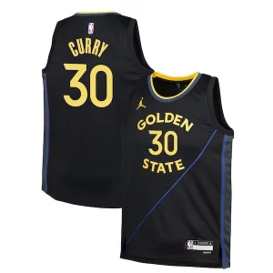 Stephen Curry Golden State Warriors Jordan Brand Youth Swingman Jersey Statement Edition Navy Moderne