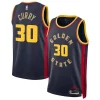 Stephen Curry Golden State Warriors Nike Unisex Éclatant 2024/25 Swingman Player Jersey City Edition Navy