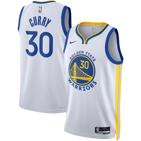 Stephen Curry Golden State Warriors Nike Unisex Swingman Jersey Association Edition White/Royal Gracieux