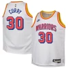 Stephen Haut de gamme Curry Golden State Warriors Nike Youth 2024/25 Swingman Jersey White Classic Edition