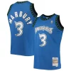Stephon Marbury Minnesota Timberwolves 1996/97 Hardwood Classics Swingman Sophistiqué Jersey Blue