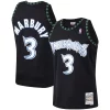 Stephon Marbury Minnesota Unique Timberwolves 1997/98 Hardwood Classics Swingman Jersey Black