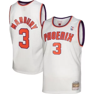 Stephon Marbury Phoenix Suns Uniques 2001/02 Hardwood Classics Swingman Jersey White