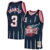 Steve Francis Houston Rockets Hardwood Classics Swingman Jersey Navy Élégant