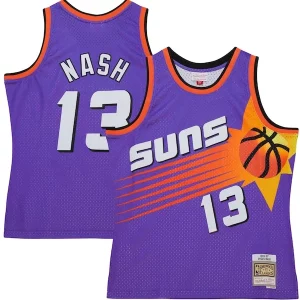 Steve Nash Classique Phoenix Suns Hardwood Classics 1996/97 Tropical Swingman Jersey Purple