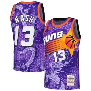 Steve Nash Phoenix Suns 1996/97 Hardwood Classics Asian Heritage 6.0 Swingman Throwback Player Jersey Luxueux Purple
