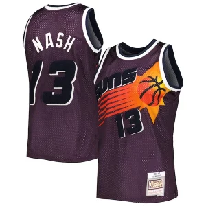 Steve Nash Phoenix Suns 1996/97 Hardwood Classics Off Court Swingman Bold Jersey Purple