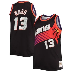 Steve Nash Phoenix Suns Big & Tall Tendance 1996/97 NBA 75th Anniversary Diamond Swingman Jersey Black