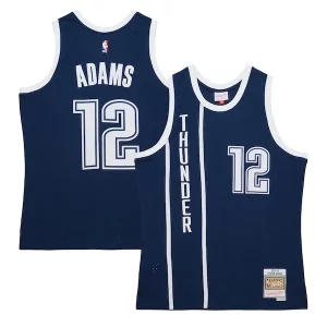 Steven Adams Oklahoma City Thunder 2015/16 Hardwood Classics Alternate Swingman Jersey Prime Navy