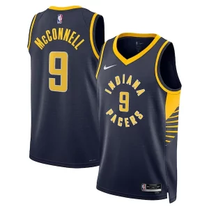 T.J. McConnell Indiana Pacers Nike Unisex Swingman Replica Jersey Icon Edition Navy Exclusif