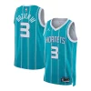 Terry Rozier Charlotte Hornets Vibrant Jordan Brand Unisex Swingman Jersey Association Edition Teal