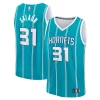 Tidjane Salaun Charlotte Hornets 2024 NBA Draft Fast Unique Break Player Jersey Icon Edition Teal