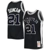 Tim Duncan San Antonio Spurs 1998/99 Hardwood Classics Off Court Swingman Distingué Jersey Black