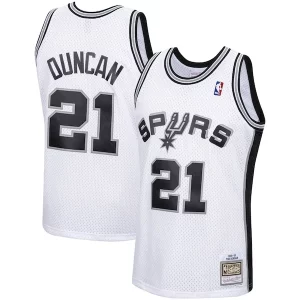 Tim Duncan San Antonio Spurs 1998/99 Hardwood Notable Classics Swingman Jersey White