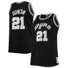 Tim Duncan San Antonio Spurs Big & Tall 1998/99 NBA 75th Anniversary Diamond Swingman Jersey Black Superbe