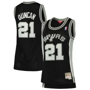 Tim Duncan San Antonio Spurs Women's 1998/99 Hardwood Classics Swingman Exclusif Jersey Black