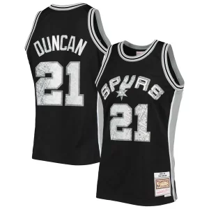 Tim Duncan San Haut de gamme Antonio Spurs 1998/99 Hardwood Classics NBA 75th Anniversary Diamond Swingman Jersey Black