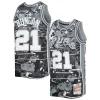 Tim Duncan San Magnifique Antonio Spurs 1998/99 Hardwood Classics Lunar New Year Swingman Jersey Silver