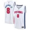 Tim Hardaway Jr. Detroit Pistons Fast Break Replica Player Jersey Association Admirable Edition White